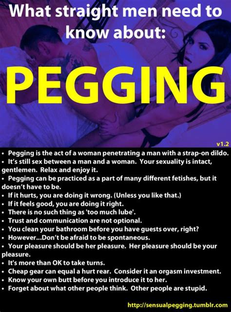 male pegging porn|male